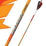 Black Eagle Instinct® Fletched Crested Hunting Arrows Red and White .005 400