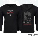 Black Eagle NEXT LEVEL Triblend Long Sleeve Hoodie  Small